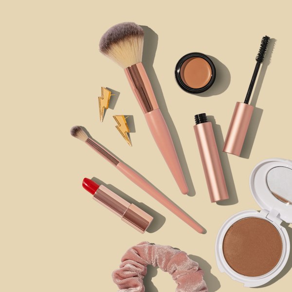 Complete Makeup Brush & Cosmetics Kit